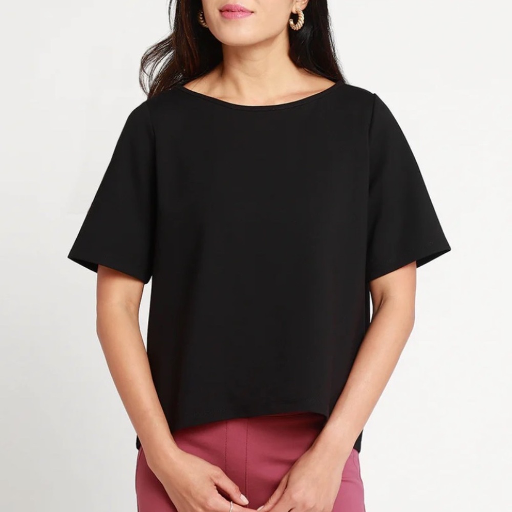 NWT BetaBrand Boxy Hi-Low Top - Black - size L